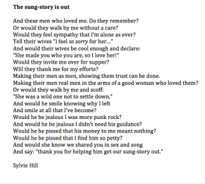 the sung story